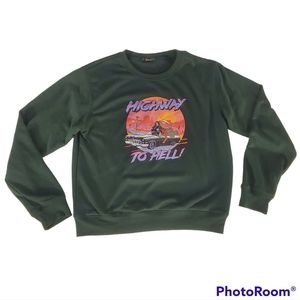 SHEIN Highway To Hell Graphic Sweatshirt Size XL